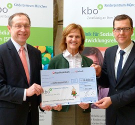 Spendenübergabe kbo-Kinderzentrum München