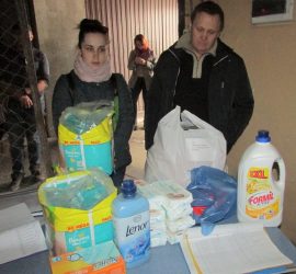 Hilfsgüter für Tschernobyl